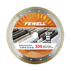 High quality 10/12/14inch 250/300/350*10mm T slot continuous Rim diamond saw blade for wet cutting ceramic tile porcelain
