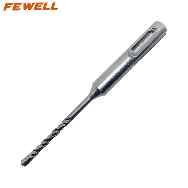 High quality Cross Tip SDS plus 4*110mm Double Flute Electric hammer Drill Bit for Concrete wall hard stone rock Granite