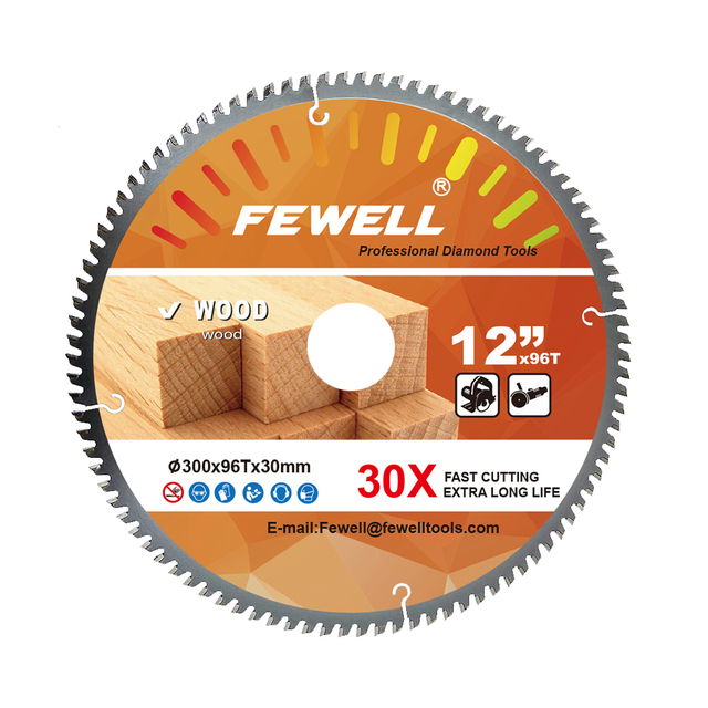 High quality 300*3.0*96T*30mm tct saw blade for cutting wood