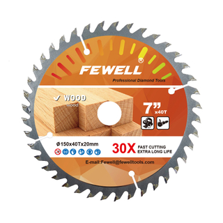 High quality 150*2.0*40T*20mm circular tct circular saw blade for cutting wood