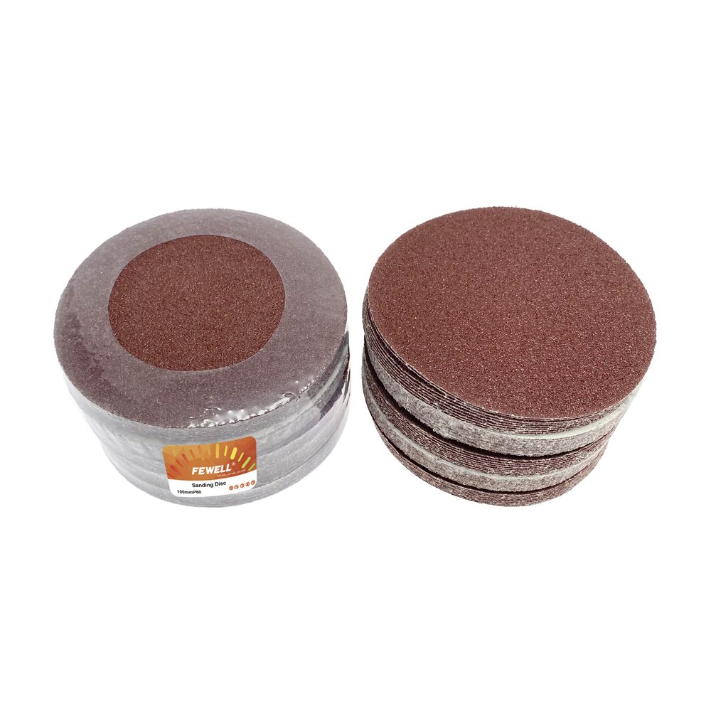 High quality 100-220mm 4-9in Red sanding disc Abrasive Sandpaper for polishing and grinding stainless steel wood