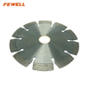 High quality Laser welded 5-27 1/2inch 125-700*10mm segmented diamond saw blade for concrete reinforced concrete