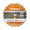 High quality laser welded 14/16in 350/400*10*25.4mm laser welded diamond saw blade for wet cutting asphalt
