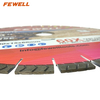 Premium quality 14/16inch 350/400*15/20*60 with 50mm ring Silver Brazed silent steel core arix arrow tip segment diamond saw blade for cutting granite