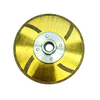 High quality 4.5/7/9inch 115/180/230mm M14 flange single side triangle shape electroplated diamond saw blade for marble 