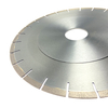 High quality 14/16inch 360*10*60mm silver brazed silent steel diamond saw blade for cutting quartz stone