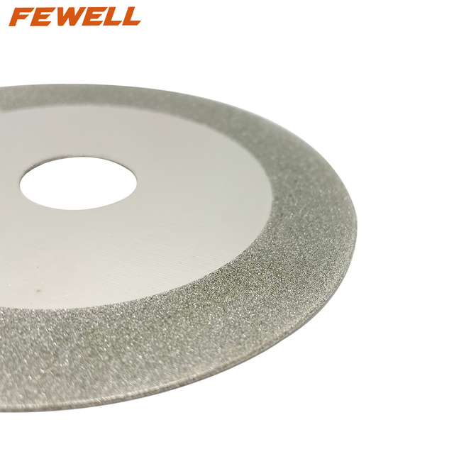 High quality 4inch 100*1.0*15*20mm continuous rim super thin electroplated diamond saw blade for ceramic tile