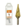 High quality Titanium coated 4241 HSS spiral flute step drill bit 4-22/32 mm for metal drilling