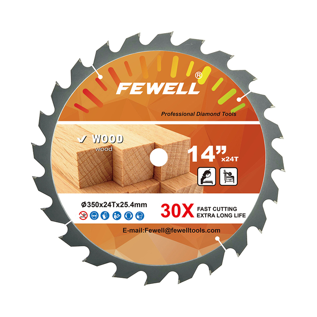 High quality 14inch 350*24T/30T/40T*25.4mm tct circular saw blade for wood cutting