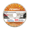 High quality Silver brazed 14/16inch 350/400*10*60mm segmented silent diamond saw blade for Oblique cut 45 degree Turkey Seramic Dekton