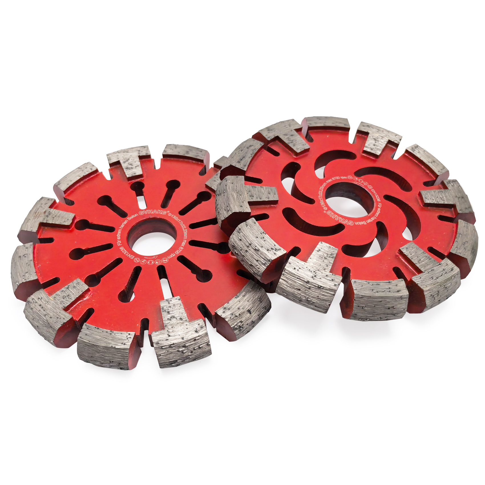 130x17x22.23mm Wind And Fire Wheel Type V Shaped Groove Cutter Diamond Tuck Point Saw Blade For Cutting Hard Concrete Cement