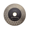 Premium Quality 125mm Triangle Turbo Diamond Granite Blade Double Sided Diamond Cutting And Grinding Disc for Ceramic Porcelain