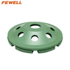 High quality cold Press 4.5inch 115*22.23mm single row diamond grinding cup wheel for surface grinding 