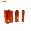 High quality 3pcs 38 52 117*171*M16 laser welded diamond core bit set for granite, reinforced concrete
