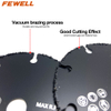Vacuum Brazed Coarse Grit Tungsten Carbide saw blade for cuttng Wood Plastic with Nail