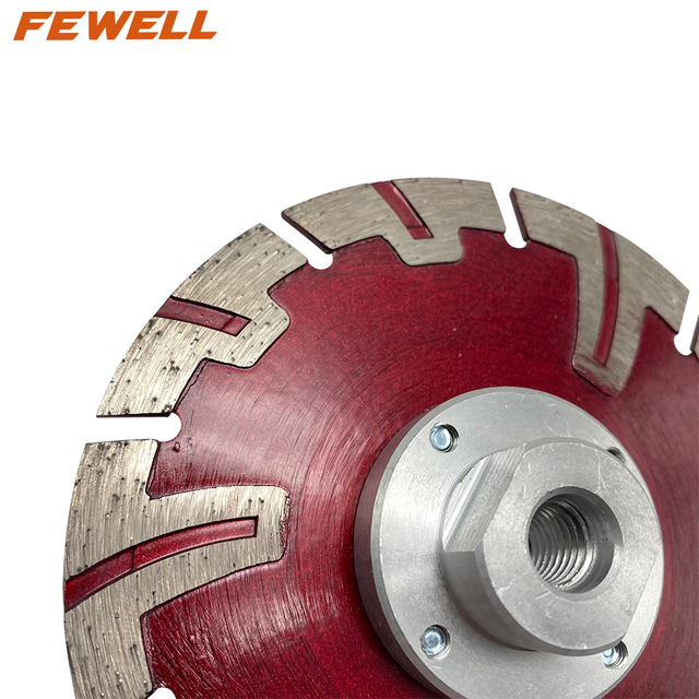 High quality Hot Press 4inch 105*8*M14 flange diamond saw blade for cutting granite stone
