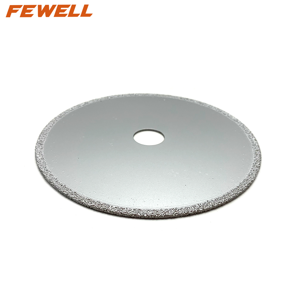 Vacuum brazed 6inch 150*22.23mm cutter tools diamond disc saw blade for cutting metal sheet steel