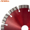 High quality Laser welded 6-14inch 150/230/250/350*10mm segmented turbo diamond saw blade for cutting concrete beton reinforced concrete
