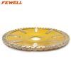 125mm T Shape Turbo Segment Wheel Granite Saw Blade for Fast Cutting Granite Stone