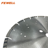 High quality laser welded 14inch 350*3.2*10*25.4mm diamond saw blade for cutting concrete and asphalt 