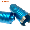 High quality Laser welded 55*10*143*M16 arix segmented turbo diamond core drill bit for concrete