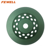 High quality Cold Press sintered 7inch 180*5*22.23mm diamond turbo grinding cup wheel for concrete granite stone