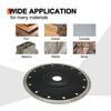 Hot press 7inch 180*1.6*10*25.4mm ceramic tile bricks granite concrete marble cutter diamond saw blade for industrial machines
