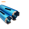 UK Market 170MM Length Diamond Dry Core Drill Bit Set 1/2in BSP Threaded V-groove Segments with Aluminium Case for Brick And Concrete Blocks 