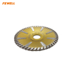 5 Inch Hot Press 125mm T Shape Stretched Bowl-type Turbo Granite Saw Blade for Fast Cutting Granite Stone