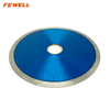 High quality Hot Press 4.3inch 110*1.4*5*20 continuous Rim diamond saw blade for wet cutting Ceramic Tile Porcelain