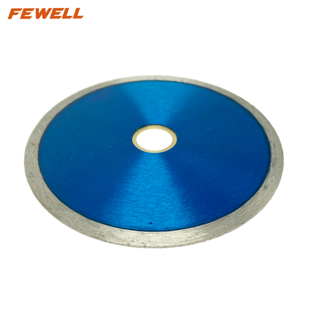 High quality Hot Press 4.3inch 110*1.4*5*20 continuous Rim diamond saw blade for wet cutting Ceramic Tile Porcelain
