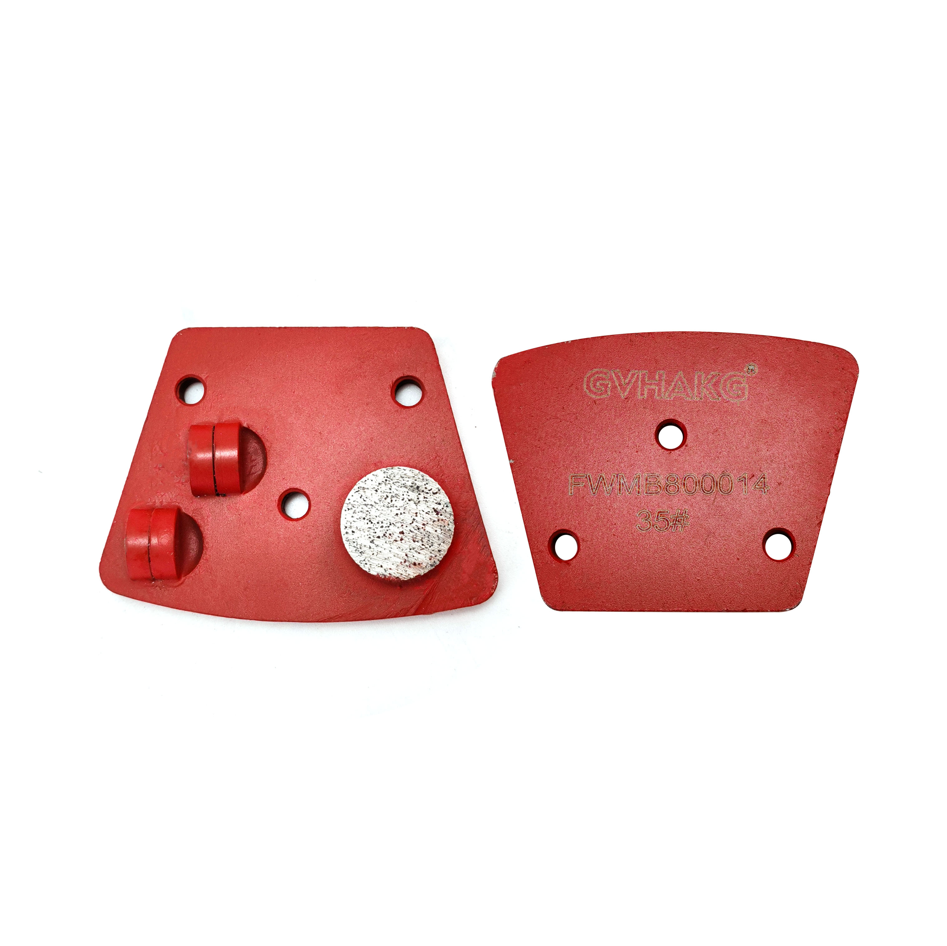 Trapezoid Diamond Round Segments Grinding Pads for Grinding Concrete Floor With with PCD Segments