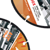 4.5inch Vacuum Brazed Diamond Cutting Disc Fast Cutting Stainless Steel, Metal, Rebar, Steel, Iron Saw Blade
