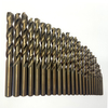 TOP quality 25PCS Fully Ground 5% Cobalt HSS M35 Twist Drill Bit Set for Drilling Metal, Inox and Stainless Steel