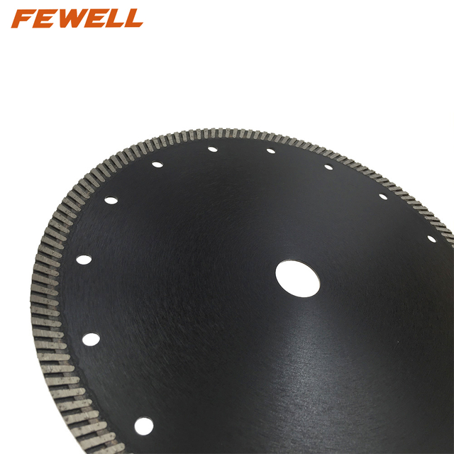 High quality Hot Press 5inch 125*2.2*12*22.23mm China circular diamond fine turbo saw blade for dry cutting granite 