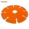 High quality Cold Press 4inch 105*2.2*10*20mm Segmented Fine Turbo Diamond Saw Blade for Cutting Concrete and Bricks, General Purpose