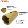 Vacuum Brazed M14 hole saw diamond core drill bits for drilling porcelain tile ceramic marble