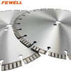 High quality 14inch laser welded 350*10*25.4mm segmented turbo diamond saw blade for cutting concrete