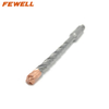 Premium grade cross Tip 6.5-18*150mm Double Flute Electric hammer Drill Bit for Concrete wall hard stone rock Granite