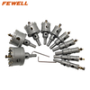 10pcs 16/18/20/22/25/30/35/45/50/53mm Premium grade Tungsten Carbide Tip Core Drill Bit hole opener cutter series TCT Hole Sawset For Stainless Steel metal