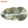 High quality Hot Press 5、8、9、10inch 125-250*10mm J-slot continuous rim diamond saw blade for cutting ceramic tile marble porcelain