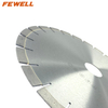 Premium quality 14/16inch 350/400*15*50mm Silver Brazed arix segment silent diamond saw blade for wet cutting granite