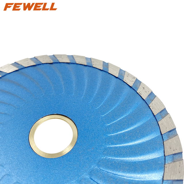 High quality Cold Press 4/5inch 105/125*8mm wave turbo diamond saw blade for cutting concrete
