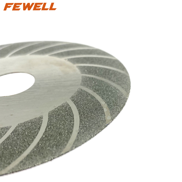 High quality 4inch 100*1.0*20*20mm turbo super thin electroplated diamond saw blade for ceramic tile