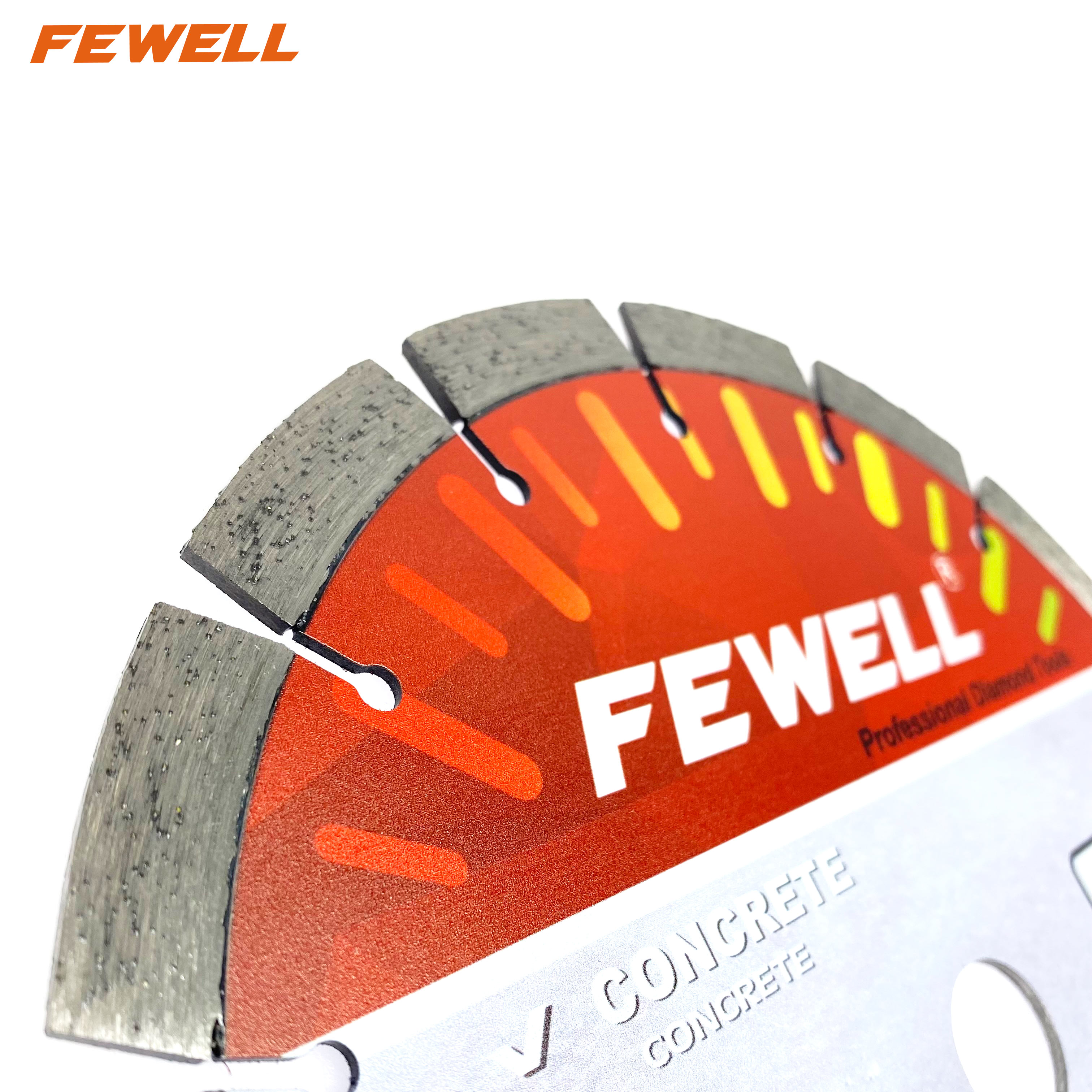 Premium quality laser welded 9/14inch 230/350*12mm segmented diamond saw blade for cutting concrete 