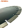 High quality Laser welded 12/14inch 300/350*15*25.4mm diamond saw blade for cutting reinforced concrete