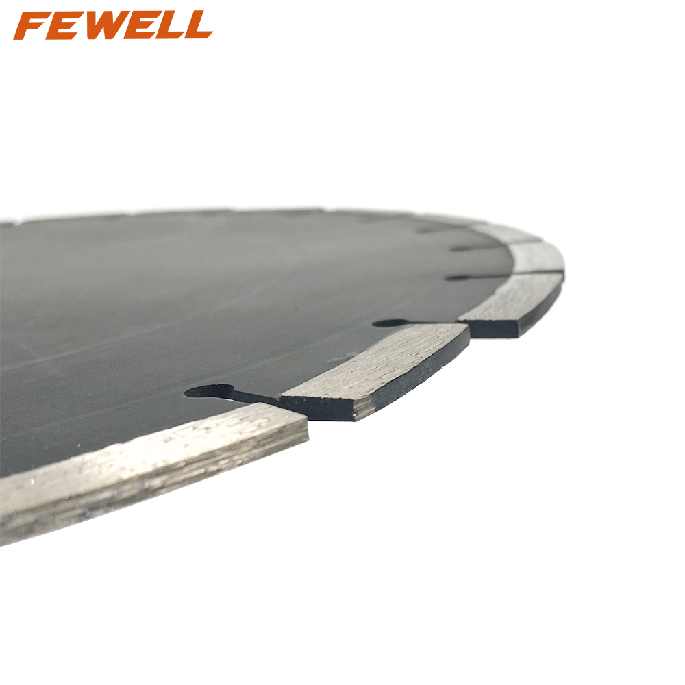 High quality laser welded 14/16in 350/400*10*25.4mm laser welded diamond saw blade for wet cutting asphalt