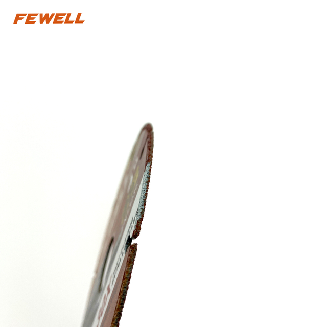 High quality Vacuum brazed segmented 4/125/14inch 105/125/350mm diamond saw blade for cutting metal stainless steel