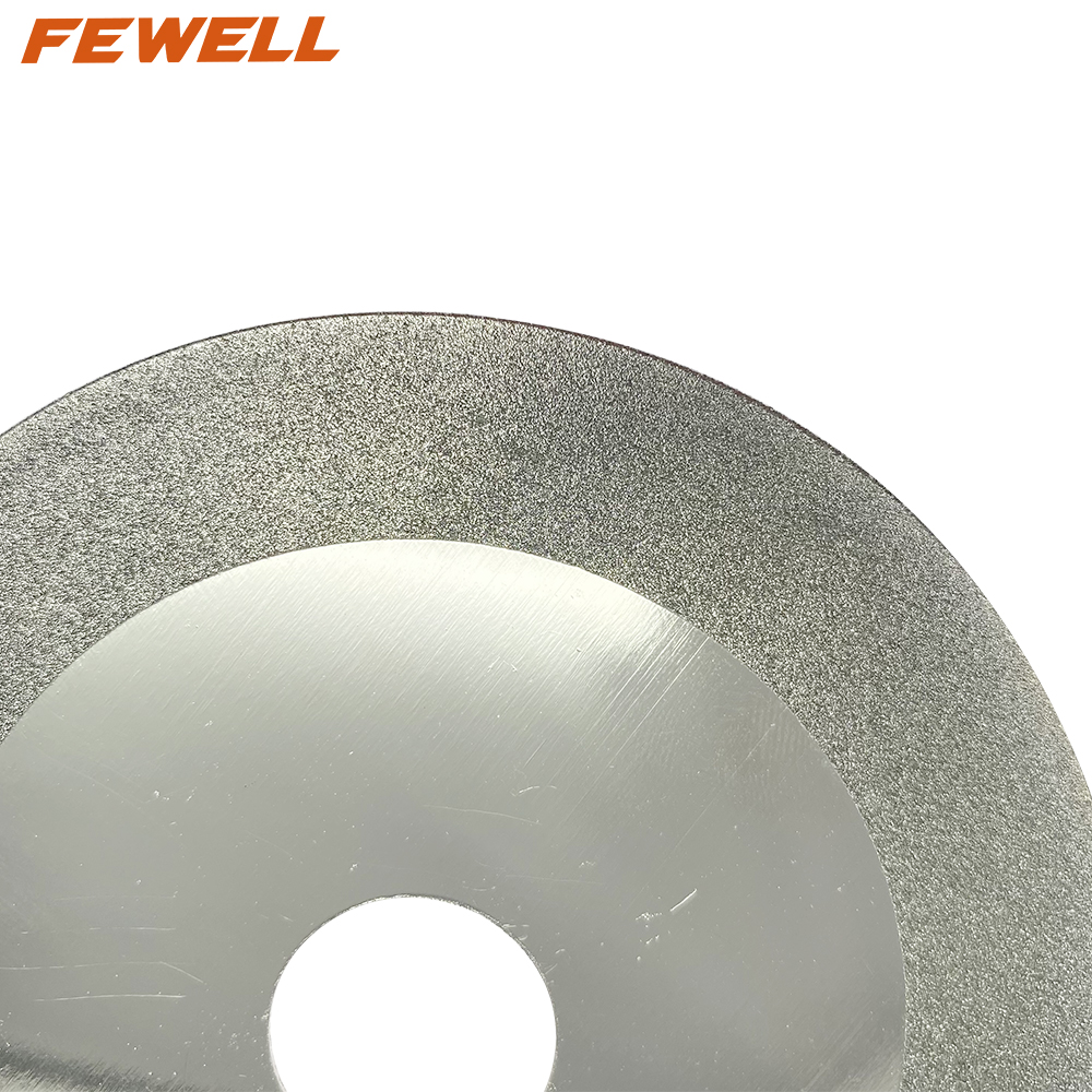 High quality 4inch 100*1.0*15*20mm continuous rim super thin electroplated diamond saw blade for ceramic tile