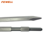 High quality 17mm Hex shank Electric hammer drill bit point chisel for Tile Masonry Concrete Brick stone